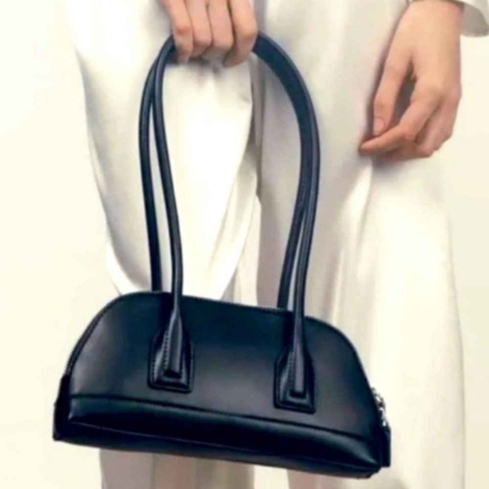Zara Classic Black Shoulder Bag